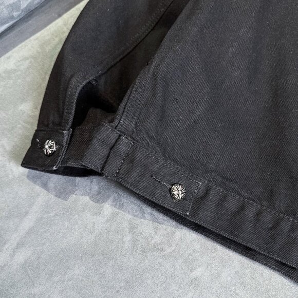 Chrome Hearts Riveted Heavyweight Denim Jacket - Picture 8 of 9